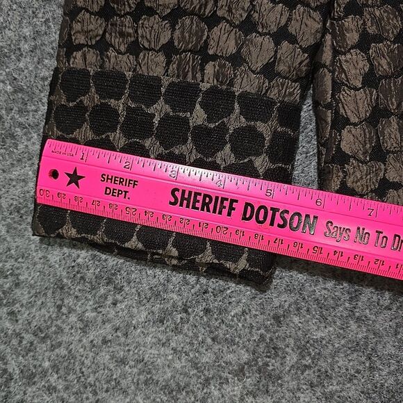 IC ConnieK Open Blazer VTG SzSm Oversized Lightweight Artsy Lagenlook Boho Glam - Picture 9 of 16